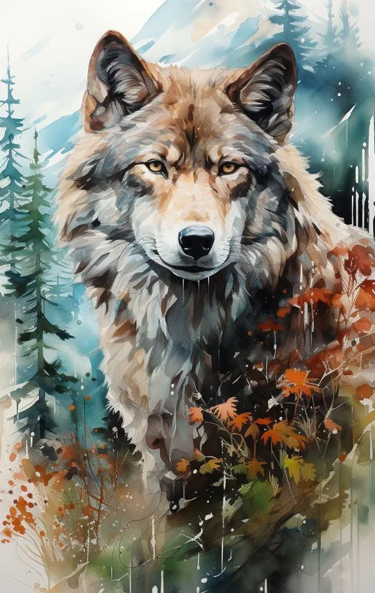 DIY Diamond Painting Kits - Wolf