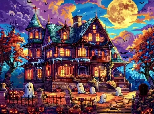 DIY Diamond Painting Kits - Halloween House