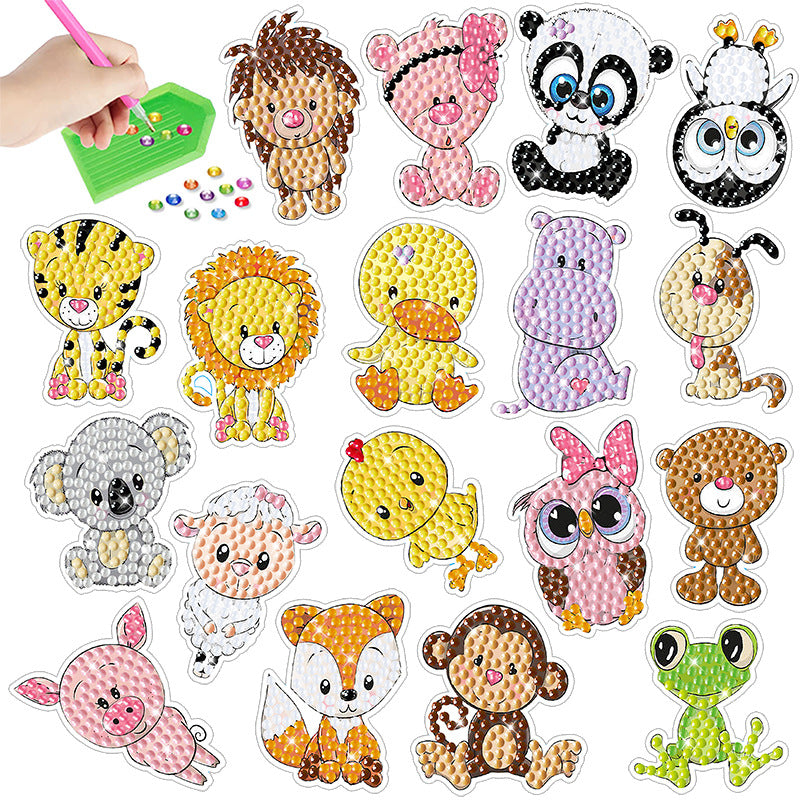 Diamond Painting Stickers Cute Animal