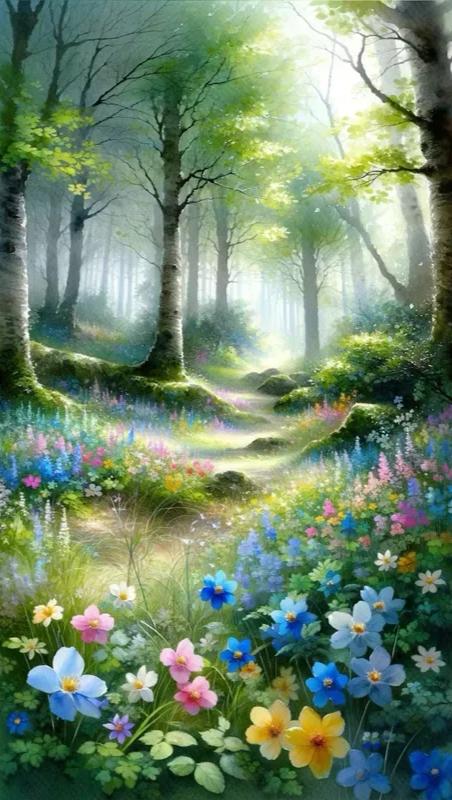 DIY Diamond Painting Kits - Forest Scenery