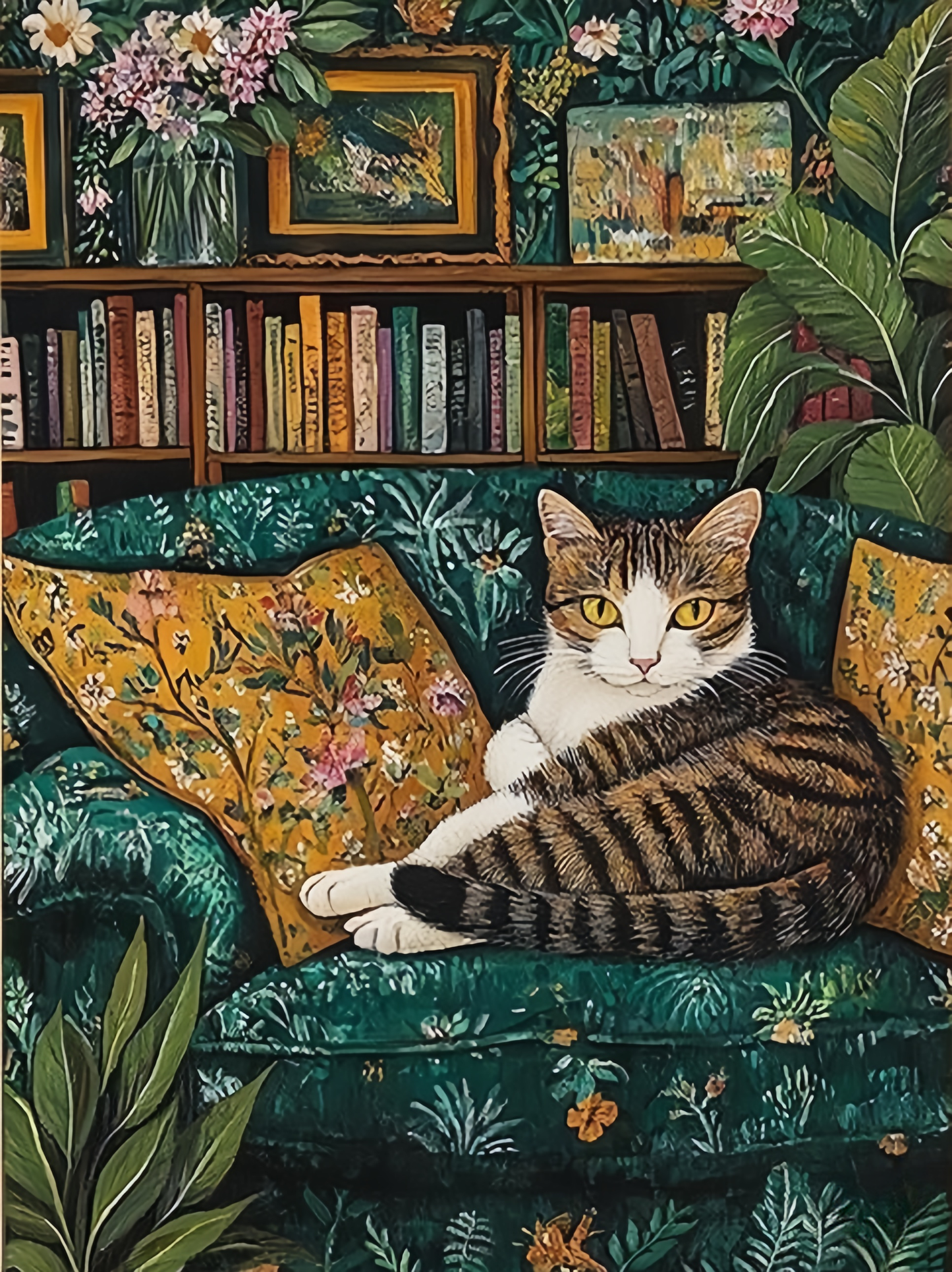DIY Diamond Painting Kits - Cat On The Sofa