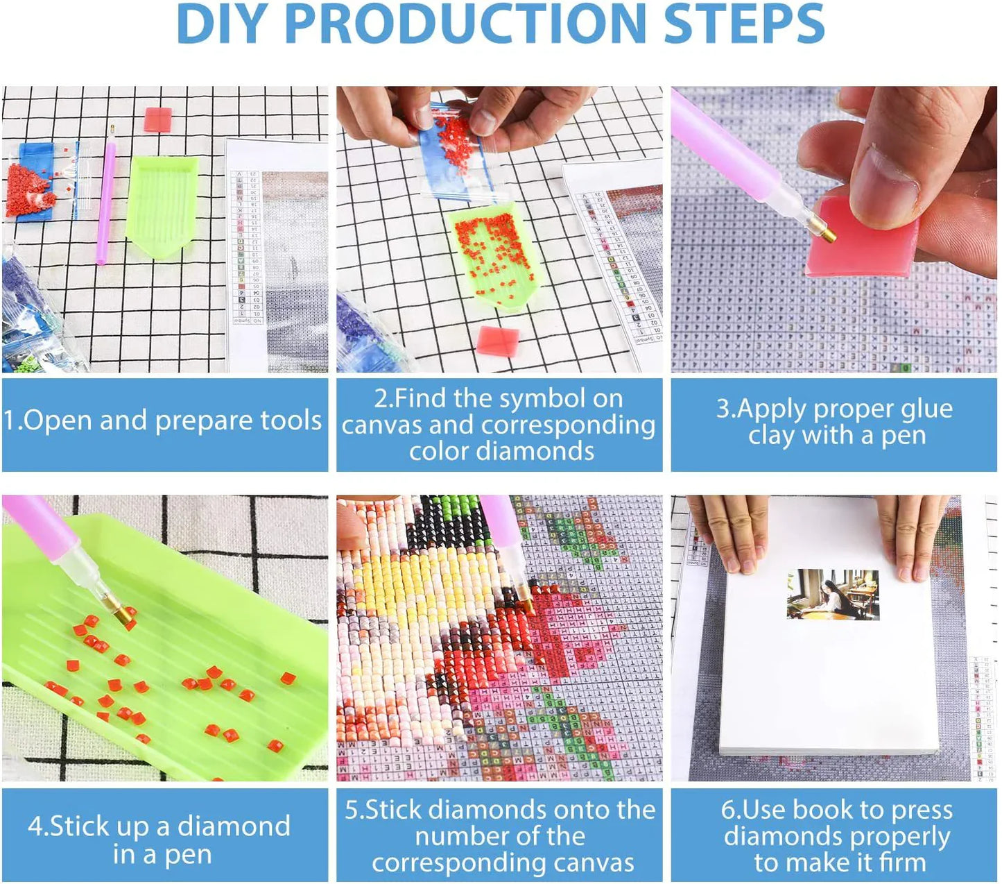 DIY Diamond Painting Kit - Eyes and Butterflies