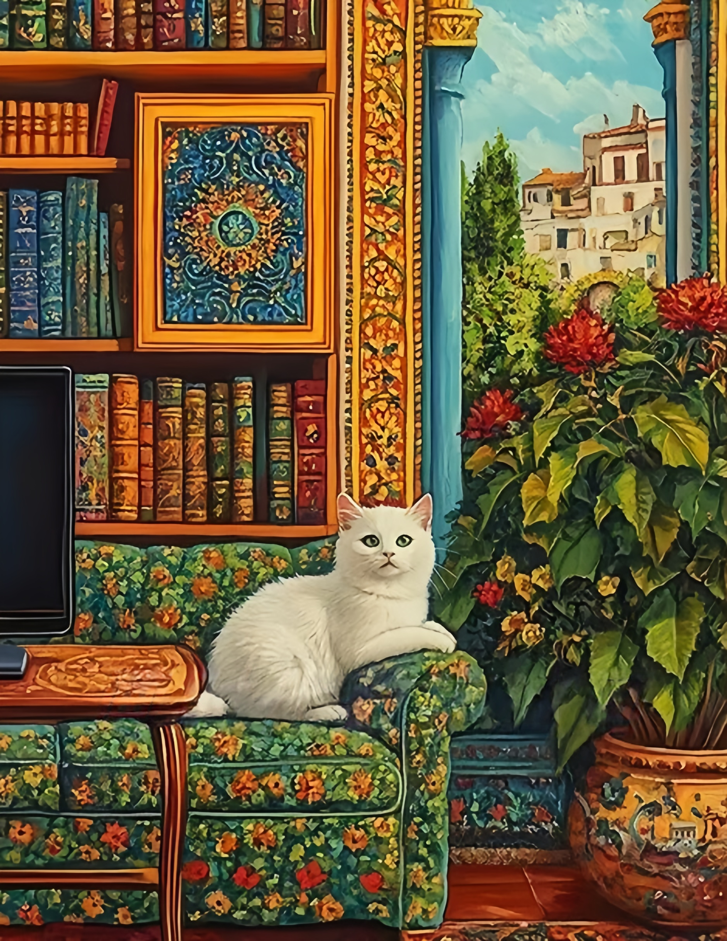 DIY Diamond Painting Kits - Cat On The Sofa