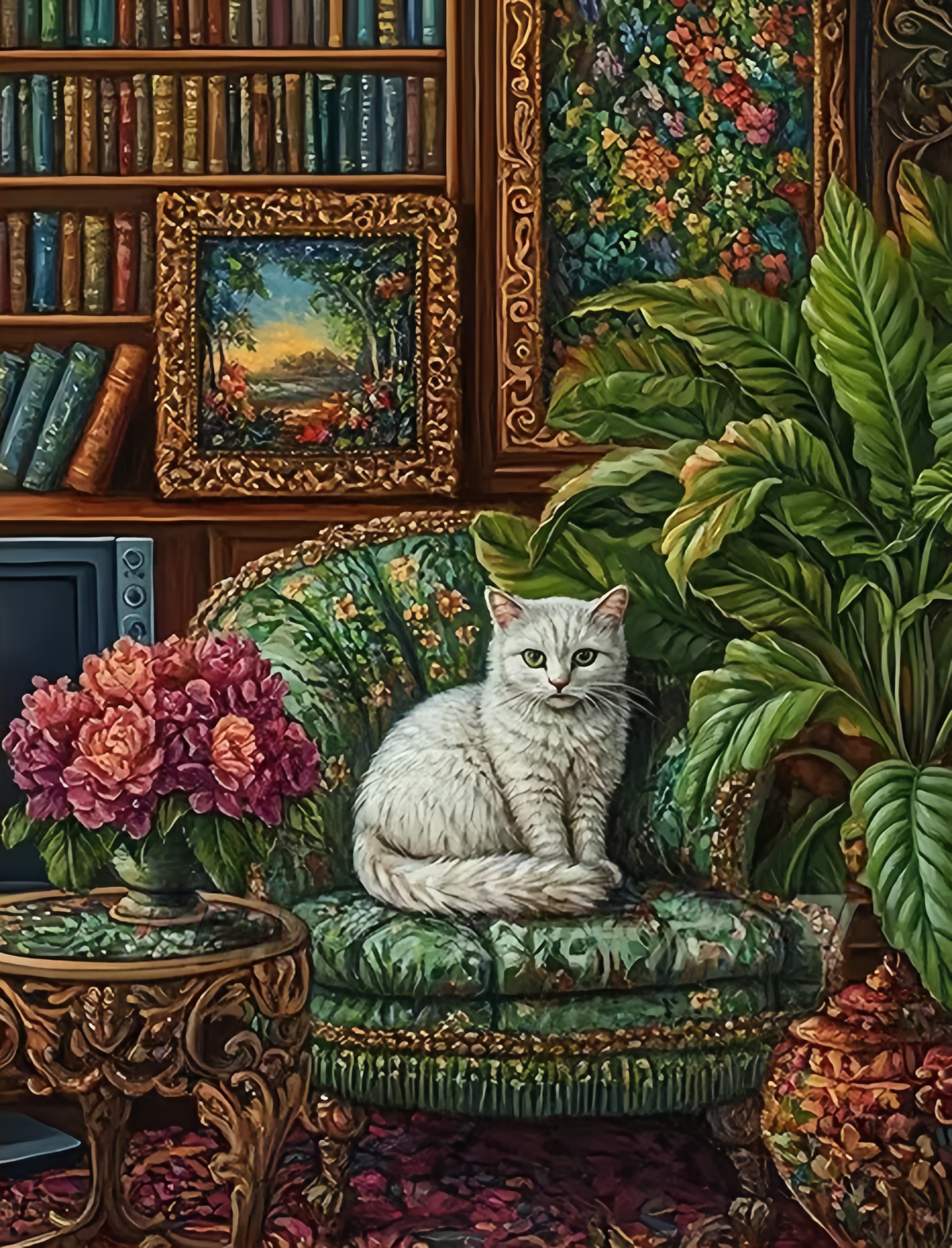 DIY Diamond Painting Kits - Cat On The Sofa