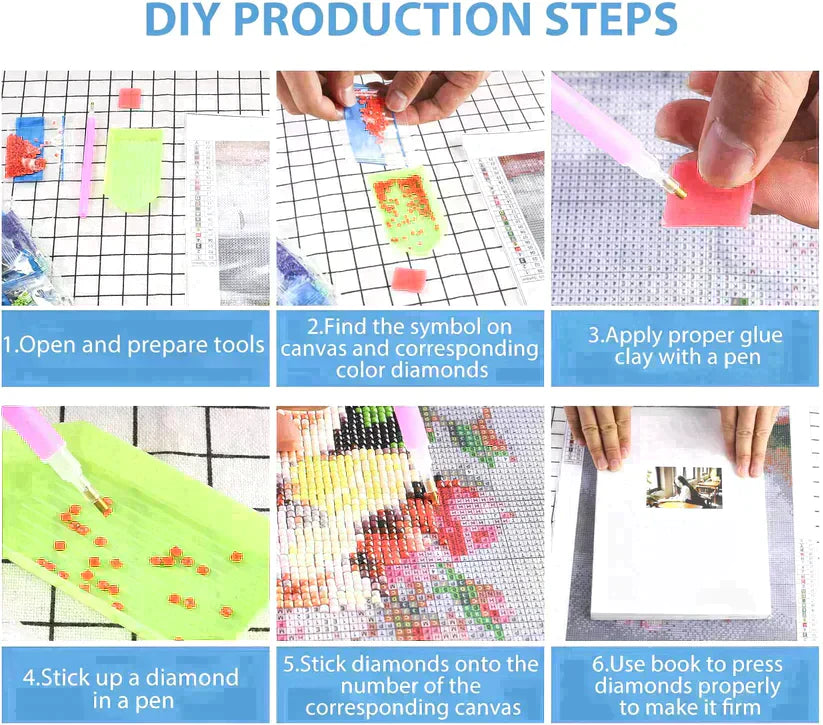 DIY 5D Diamond Painting Kit - Girl & Sunflower