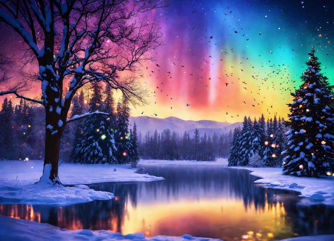 DIY Diamond Painting Kits - Aurora View
