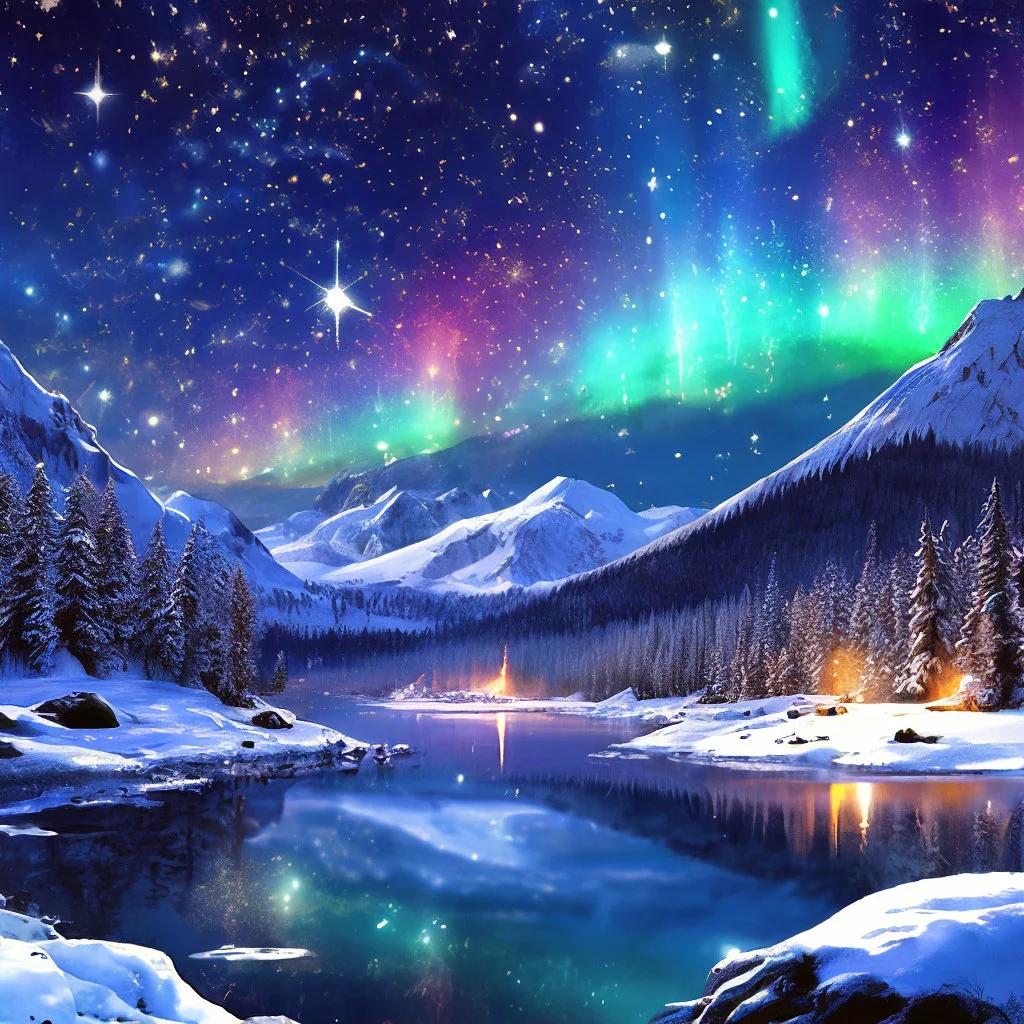 DIY Diamond Painting Kits - Aurora View