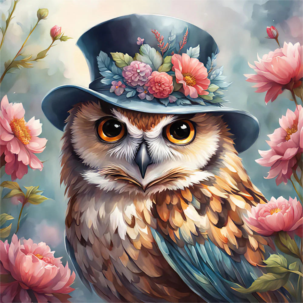 DIY Diamond Painting Kits - Owls