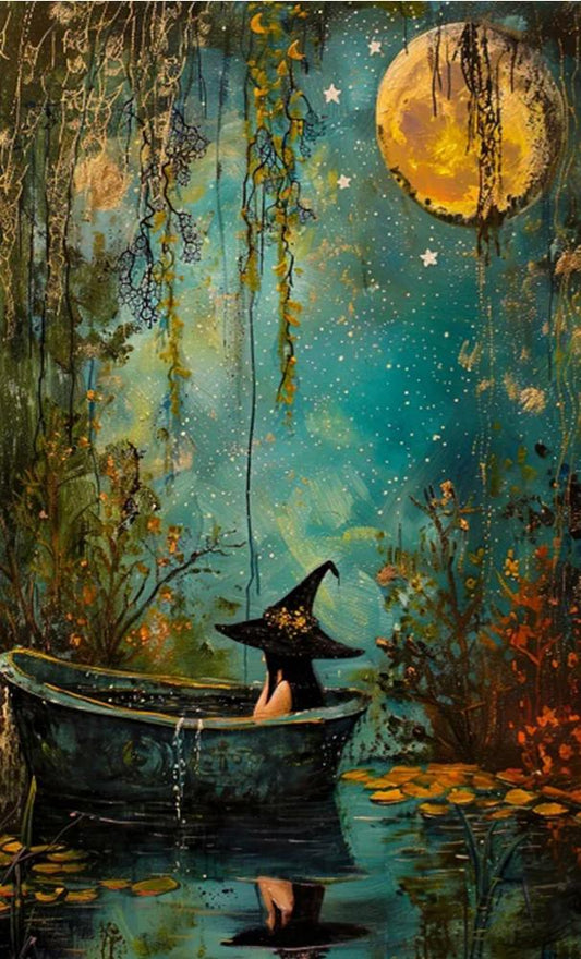 DIY Diamond Painting Kits - The Moon and the Witch