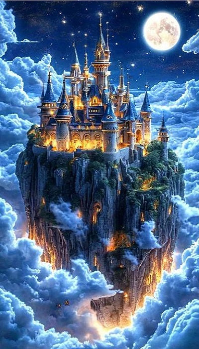 DIY Diamond Painting Kits - Sky Castle