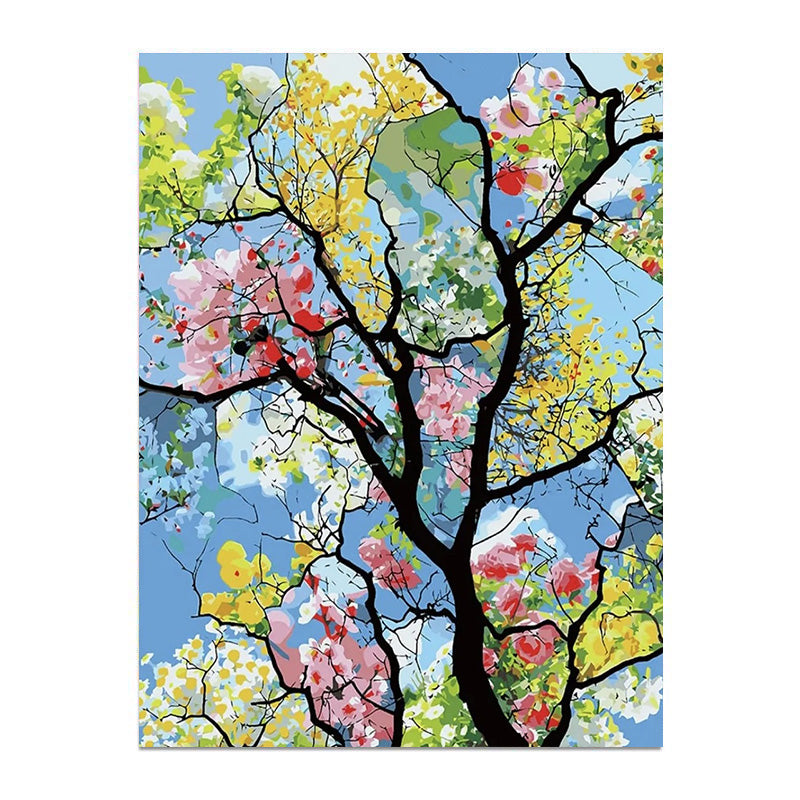 Painting By Numbers Kit - Abstract Colorful Tree