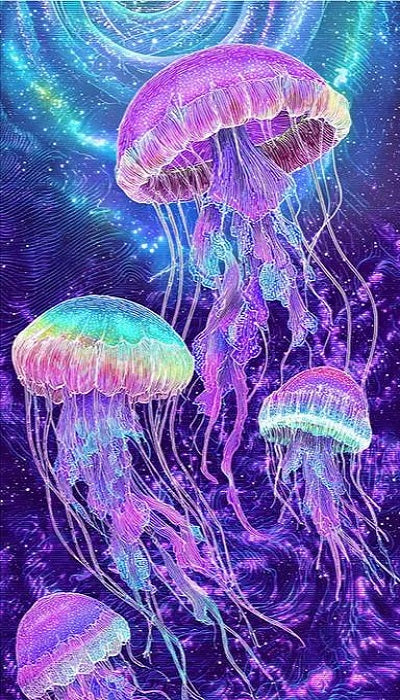 DIY Diamond Painting Kits - Fantasy Jellyfish