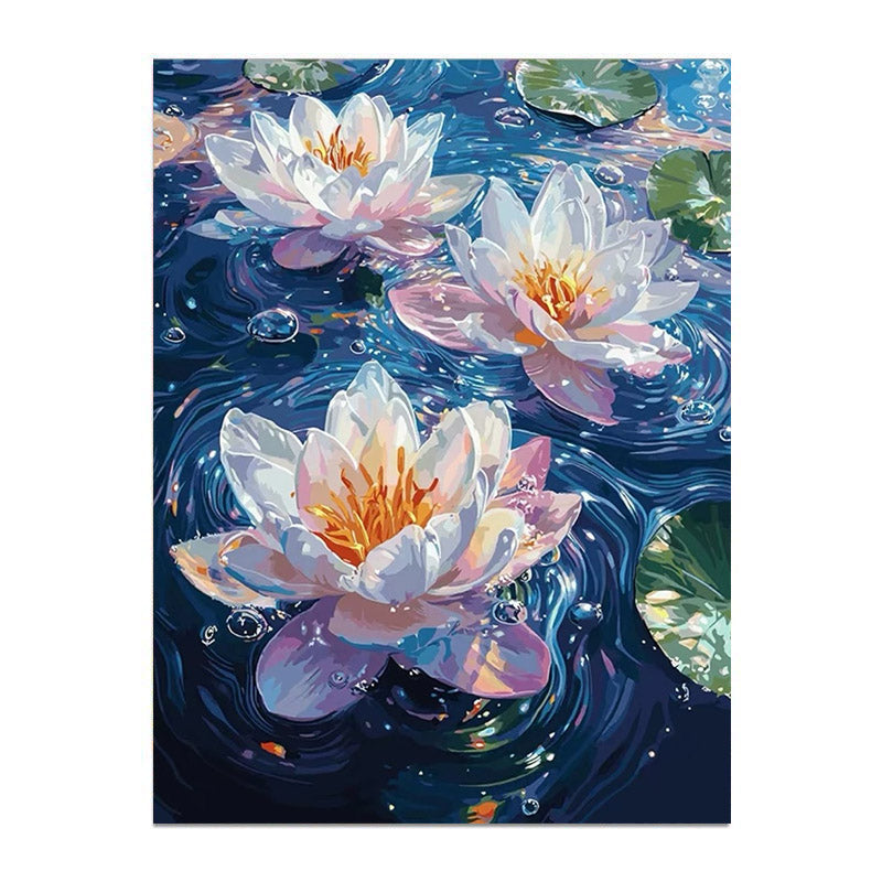 Painting By Numbers Kit - Beautiful Flower