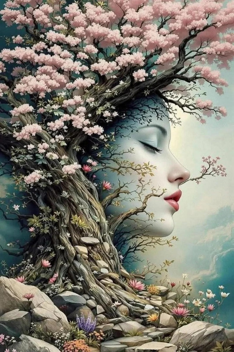 DIY Diamond Painting Kits - Abstract Tree Goddess