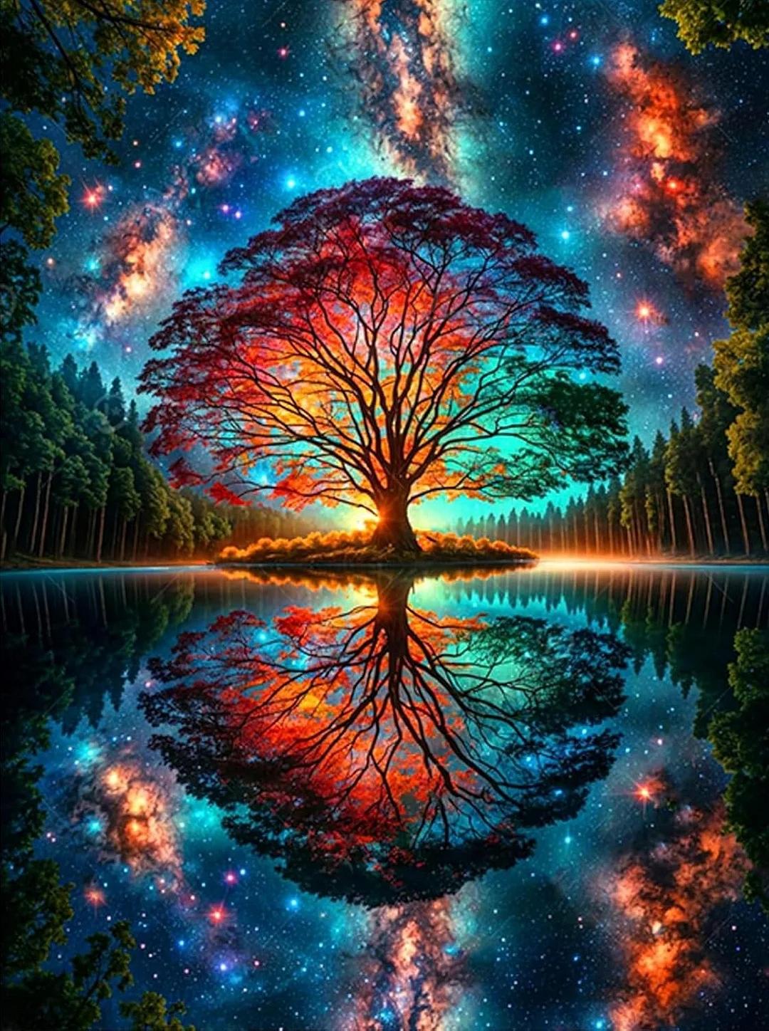 DIY Diamond Painting Kits - Fantasy Tree