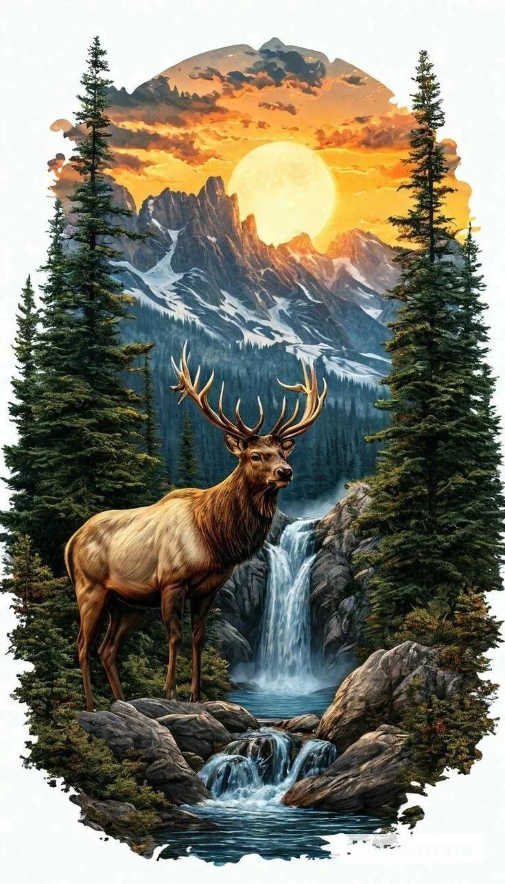 DIY Diamond Painting Kits - Elk