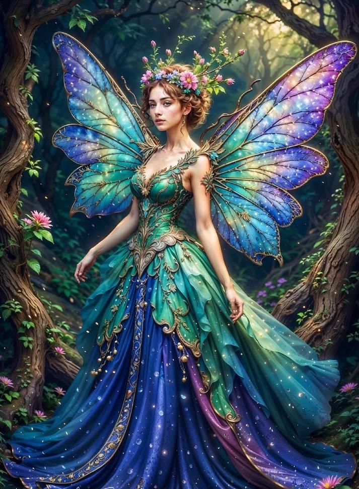 DIY Diamond Painting Kits - Butterfly Fairy
