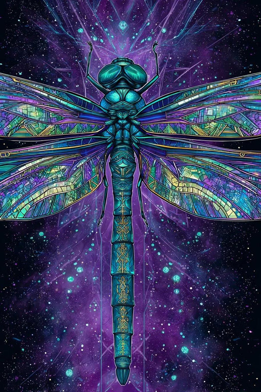 DIY Diamond Painting Kits - Fantasy Dragonfly