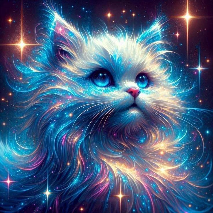 DIY Diamond Painting Kits - Fantasy Cat