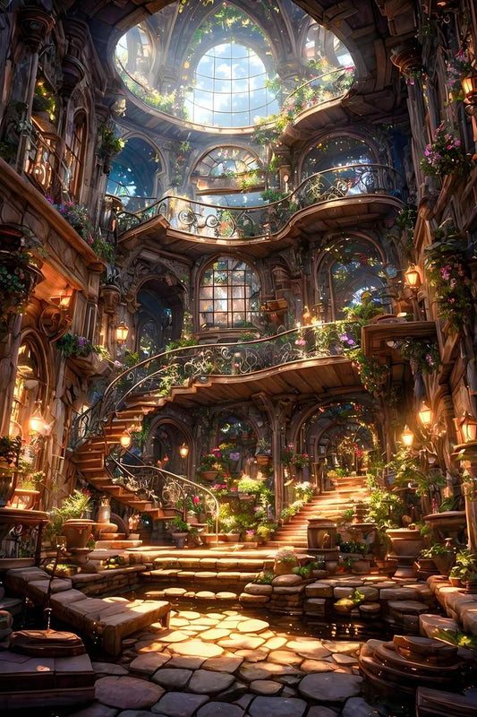 DIY Diamond Painting Kits - Fantasy Castle