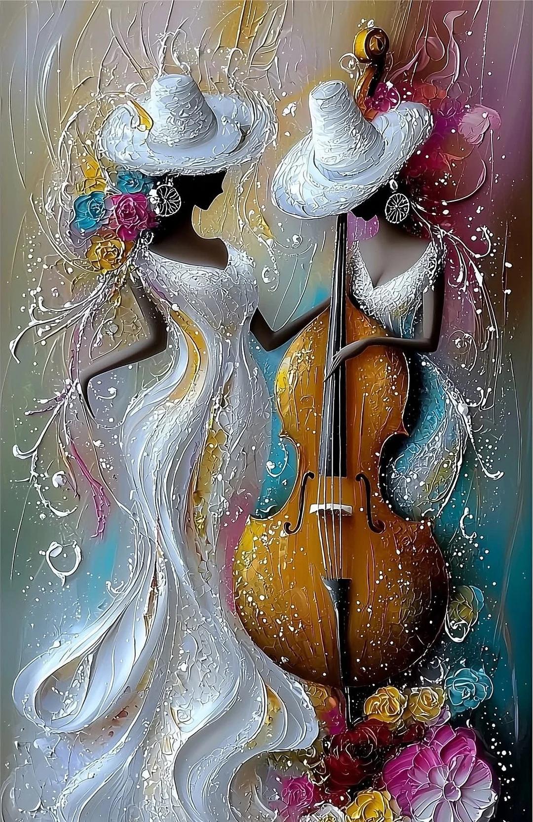DIY Diamond Painting Kits - Abstract Musician