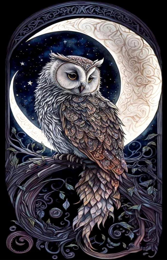 DIY Diamond Painting Kits - Owl