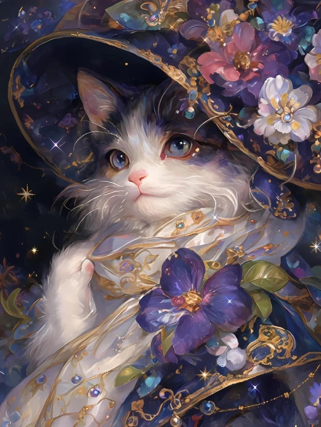 DIY Diamond Painting Kits - Beautiful Cat