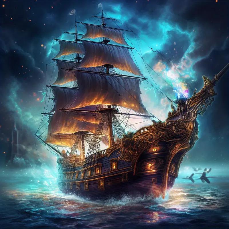 DIY Diamond Painting Kits - Fantasy Ship