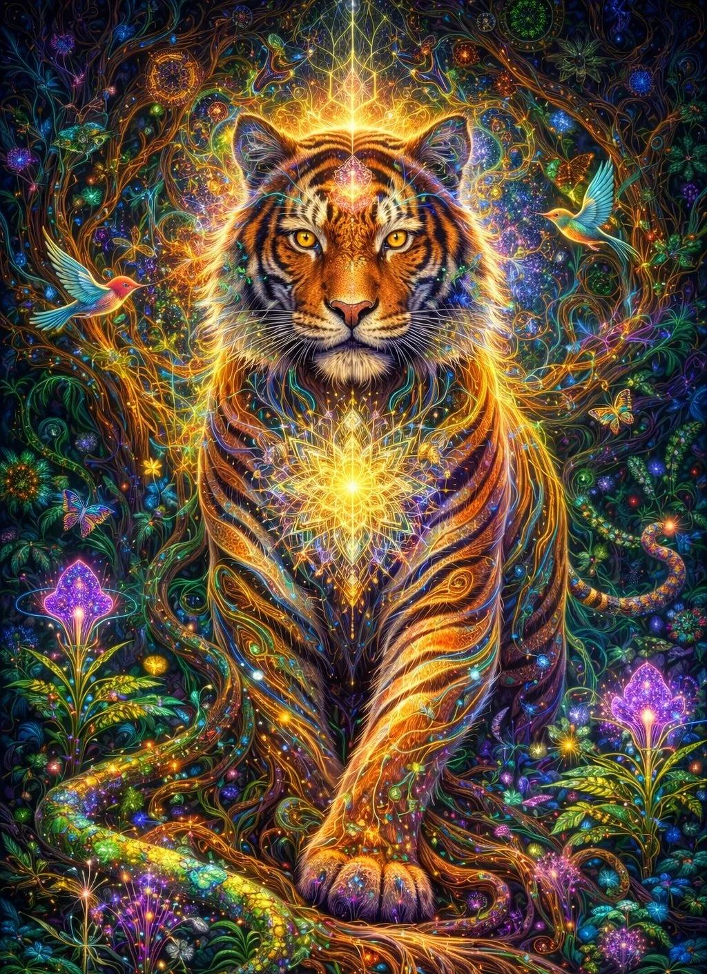 DIY Diamond Painting Kits - Tiger