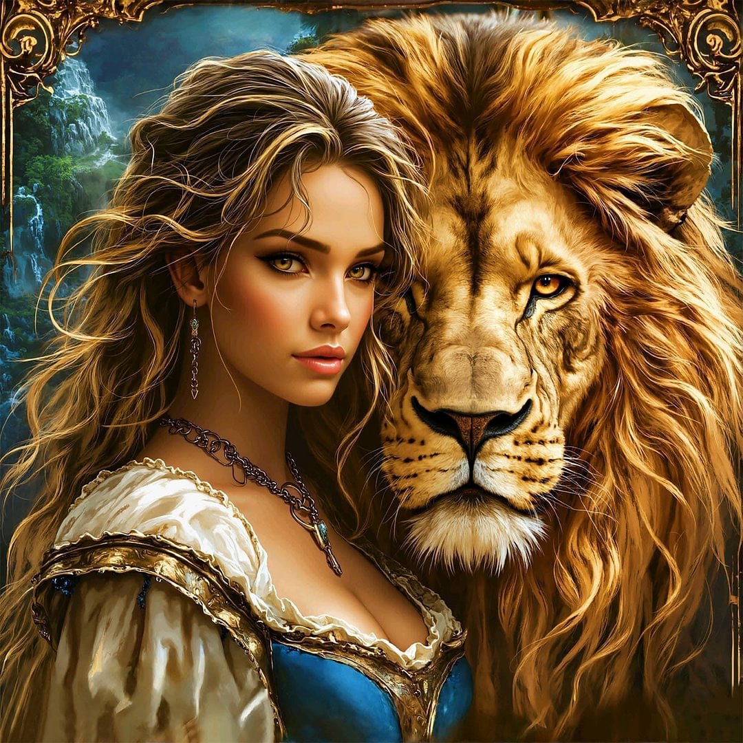 DIY Diamond Painting Kits - Beauty And Lion