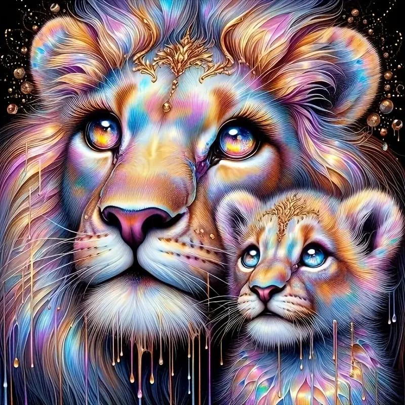 DIY Diamond Painting Kits - Lion