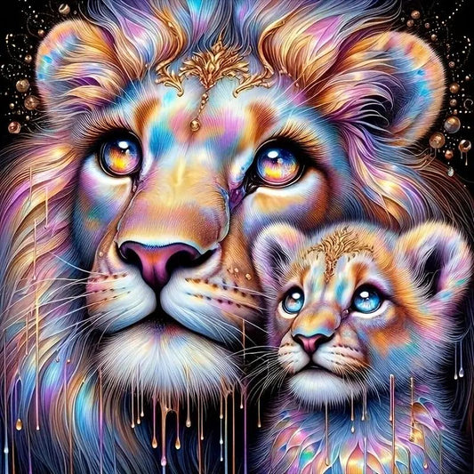 DIY Diamond Painting Kits - Lion