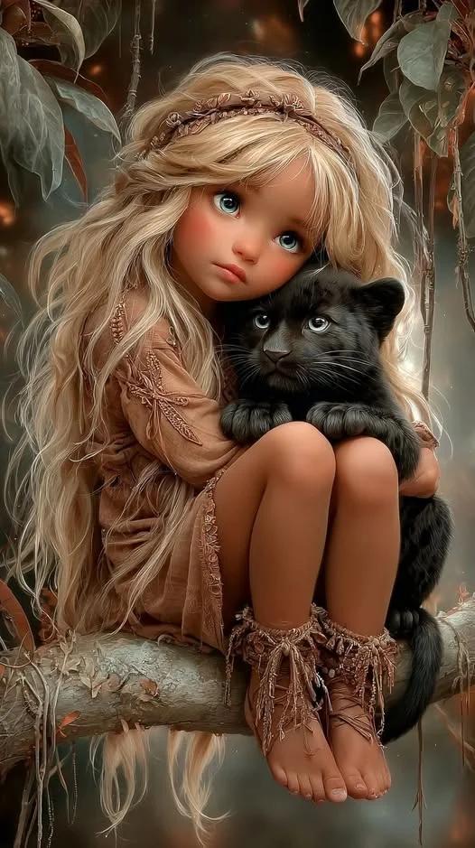 DIY Diamond Painting Kits - Girl And Black Panther