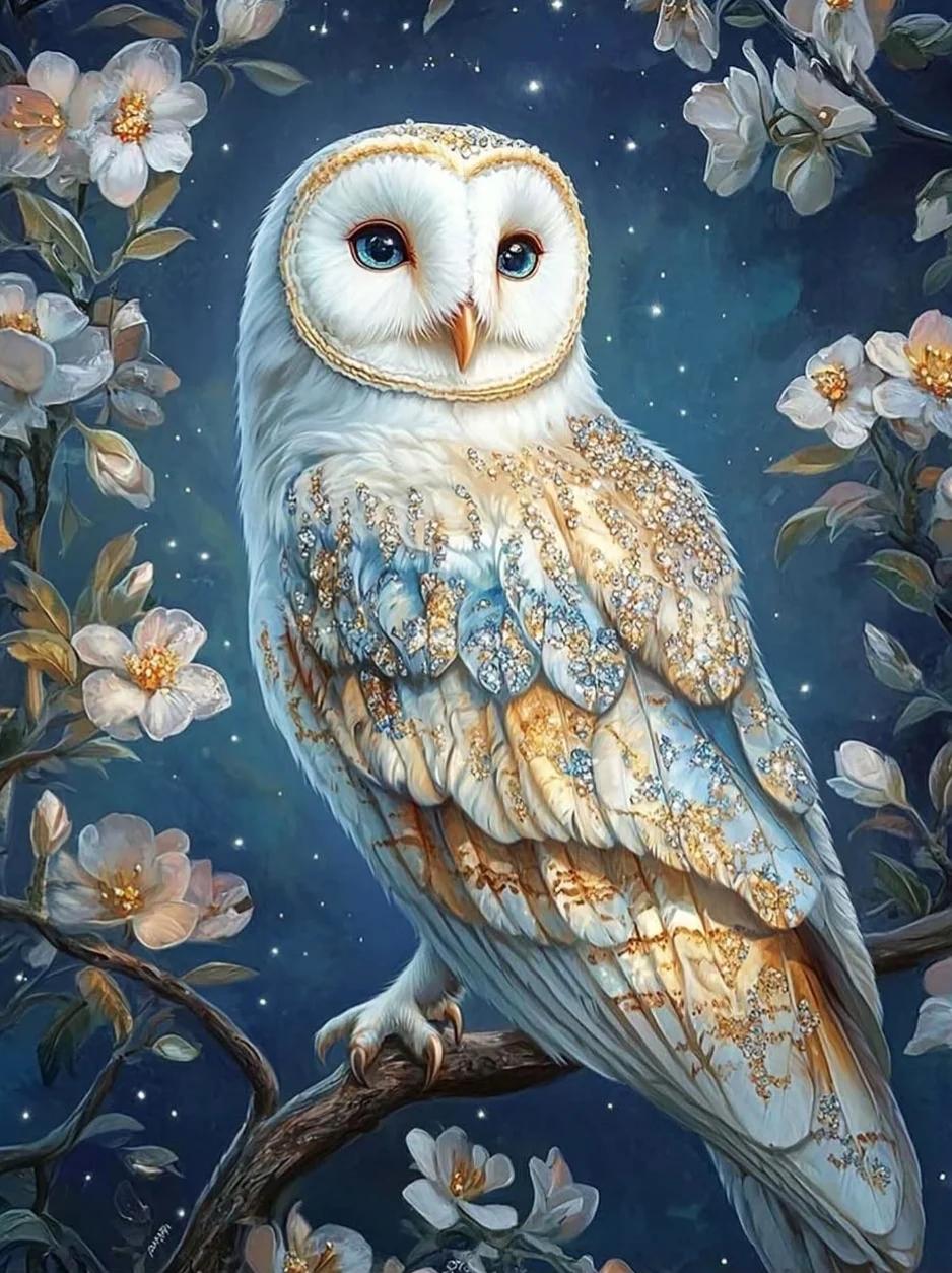 DIY Diamond Painting Kits - Owl