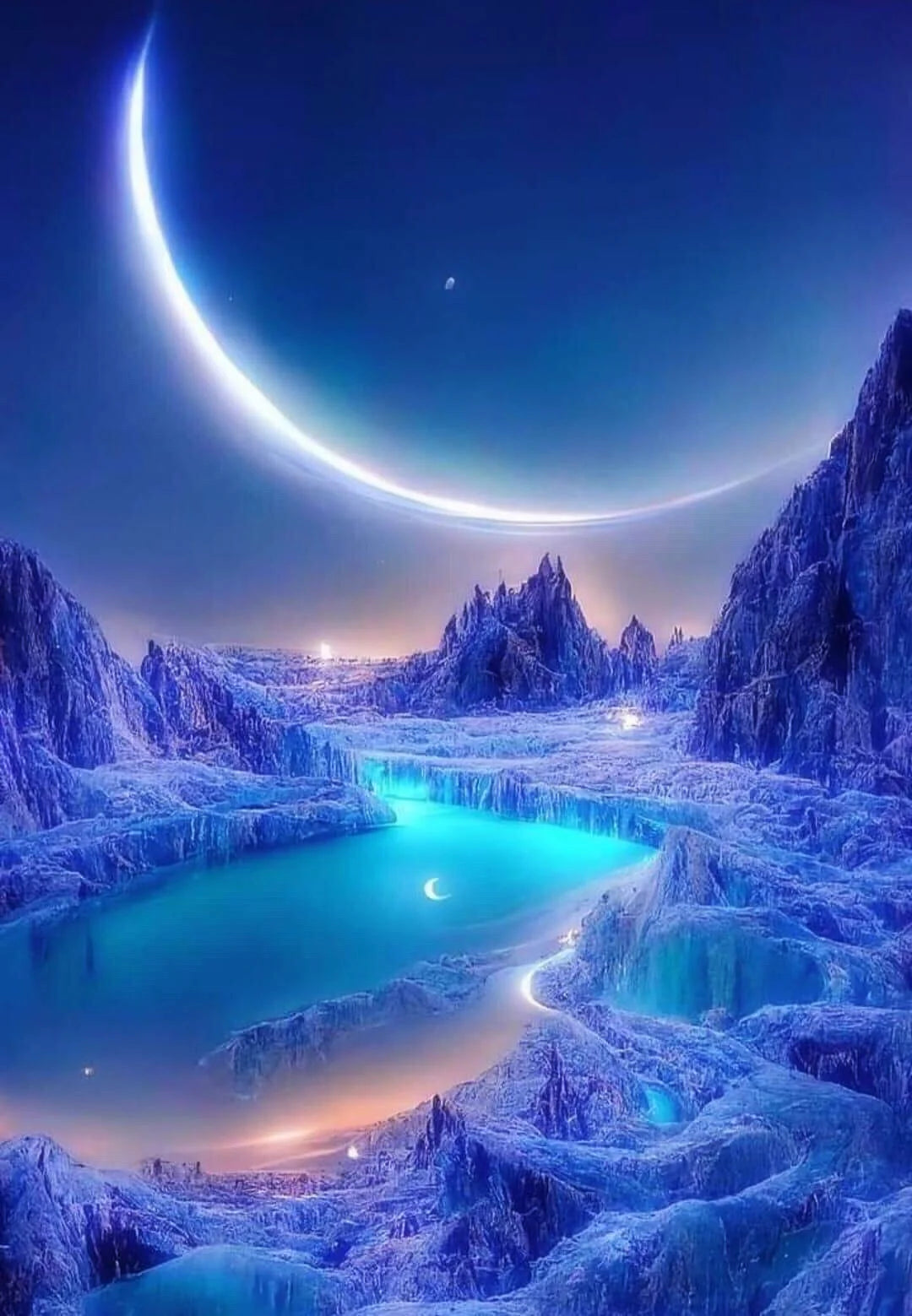 DIY 5D Diamond Painting Kit -  Dreamscape Moon