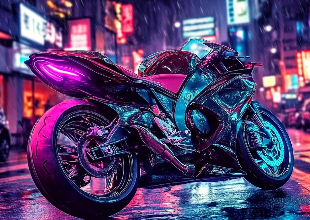 DIY Diamond Painting Kits - Cool Motorcycles