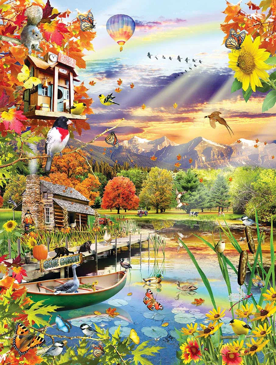 DIY 5D Diamond Painting Kit -   Cabin Landscapes