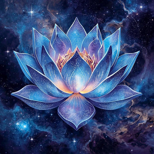 DIY Diamond Painting Kits - Blue Lotus