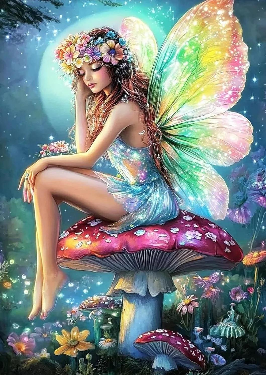 DIY Diamond Painting Kits - Butterfly Fairy
