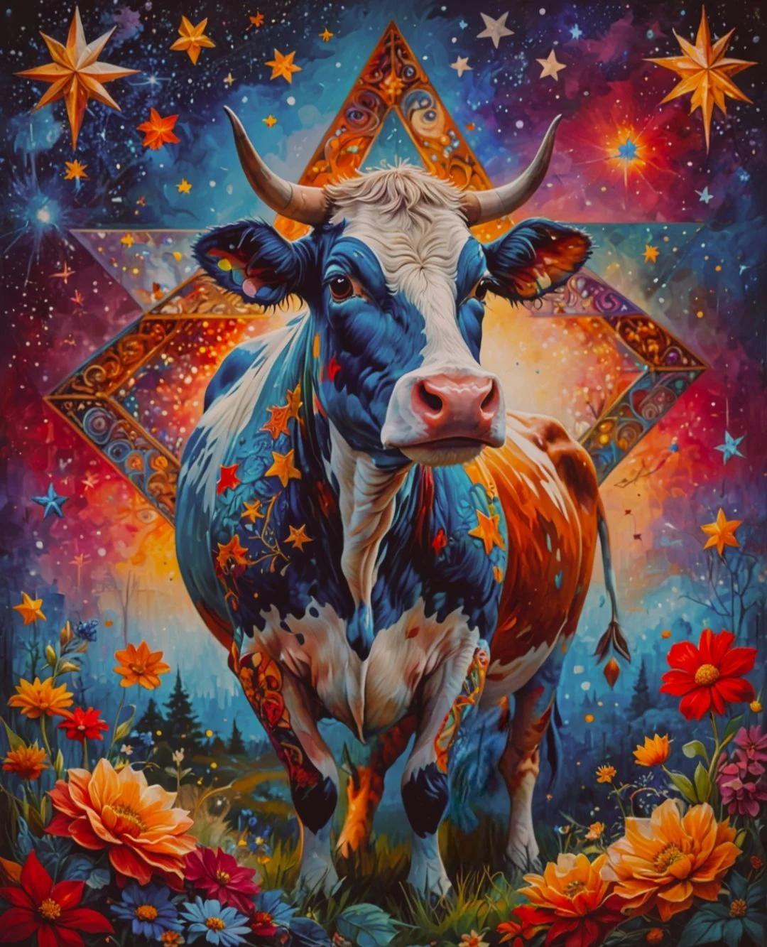 DIY Diamond Painting Kits - Cow