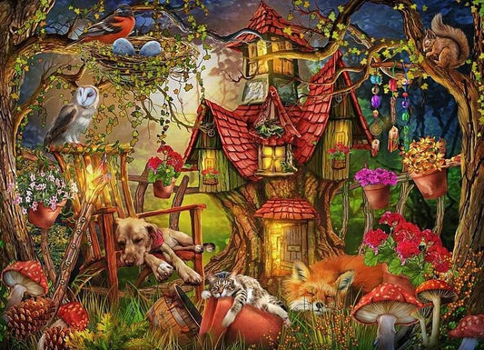 DIY Diamond Painting Kits - Fairy Tale Treehouse