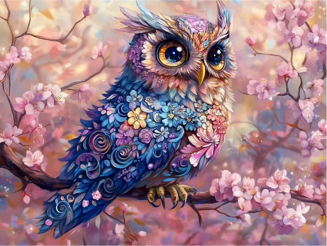DIY Diamond Painting Kits - Owl
