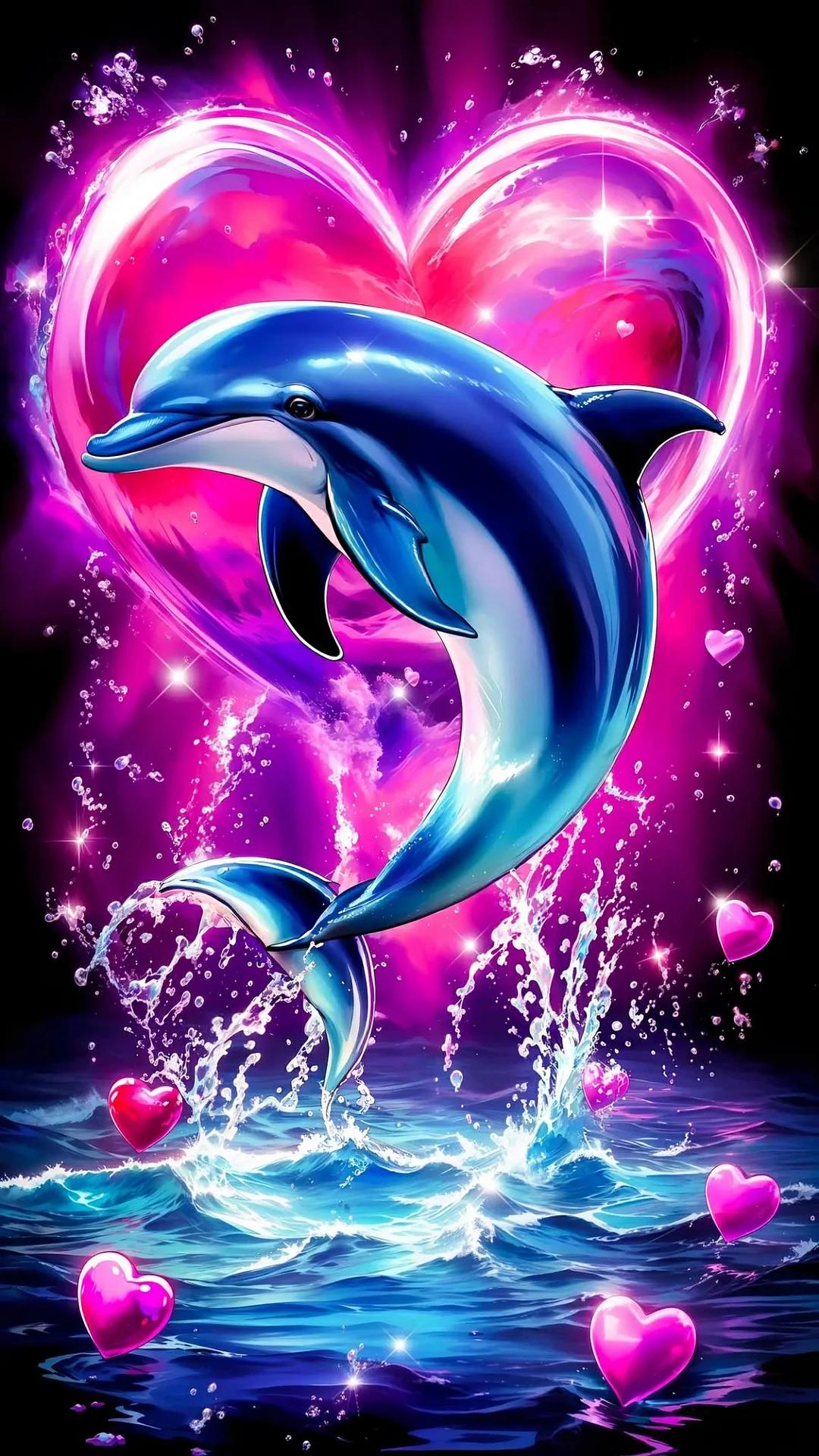 DIY Diamond Painting Kits - Dolphins