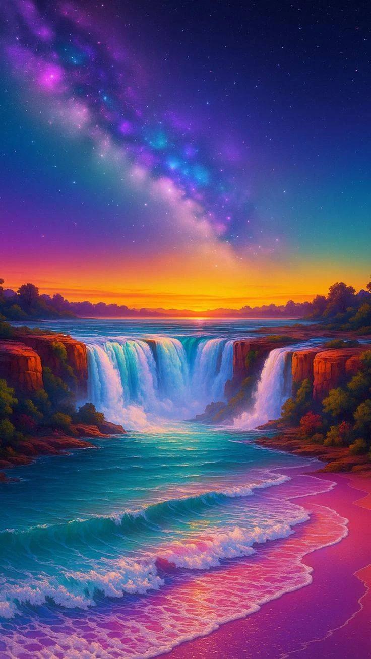 DIY Diamond Painting Kits - Fantasy Waterfall