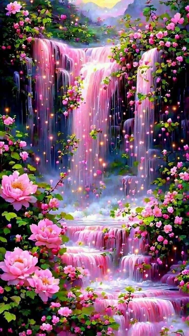 DIY Diamond Painting Kits - Abstract Fantasy Waterfall