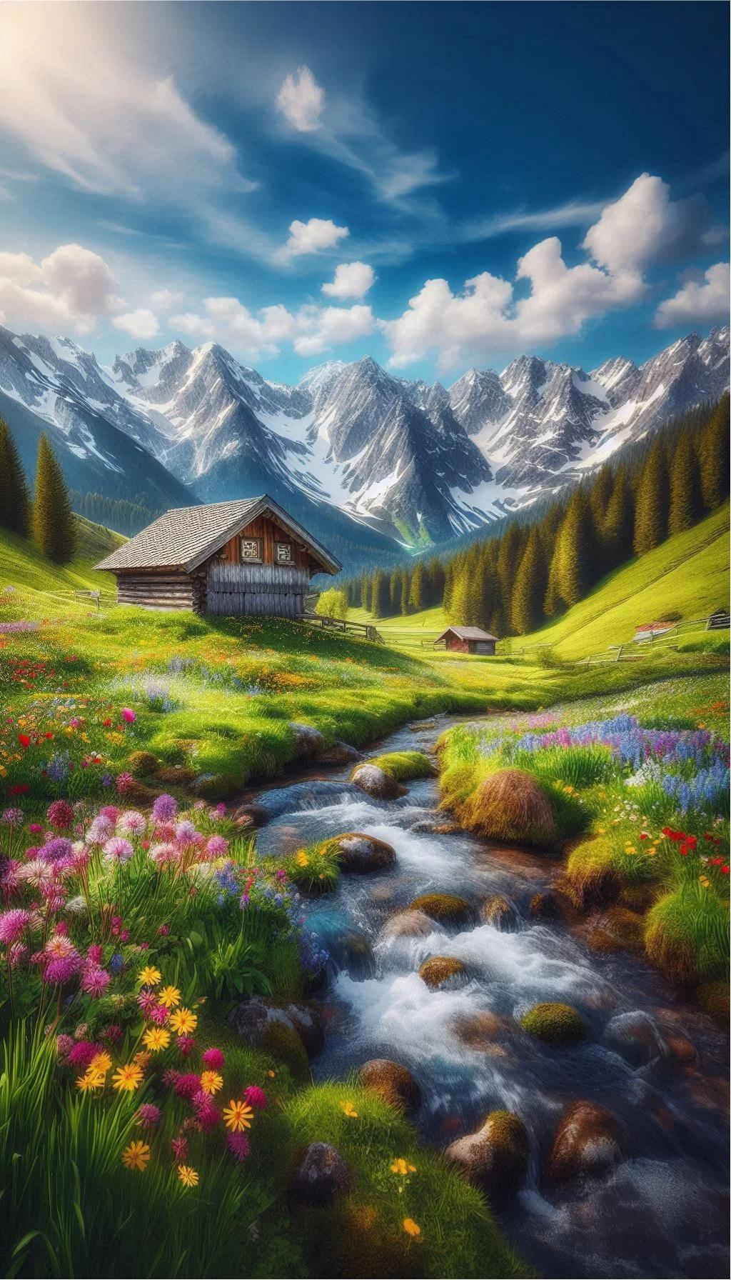 DIY Diamond Painting Kits - Beautiful Wilderness Scenery