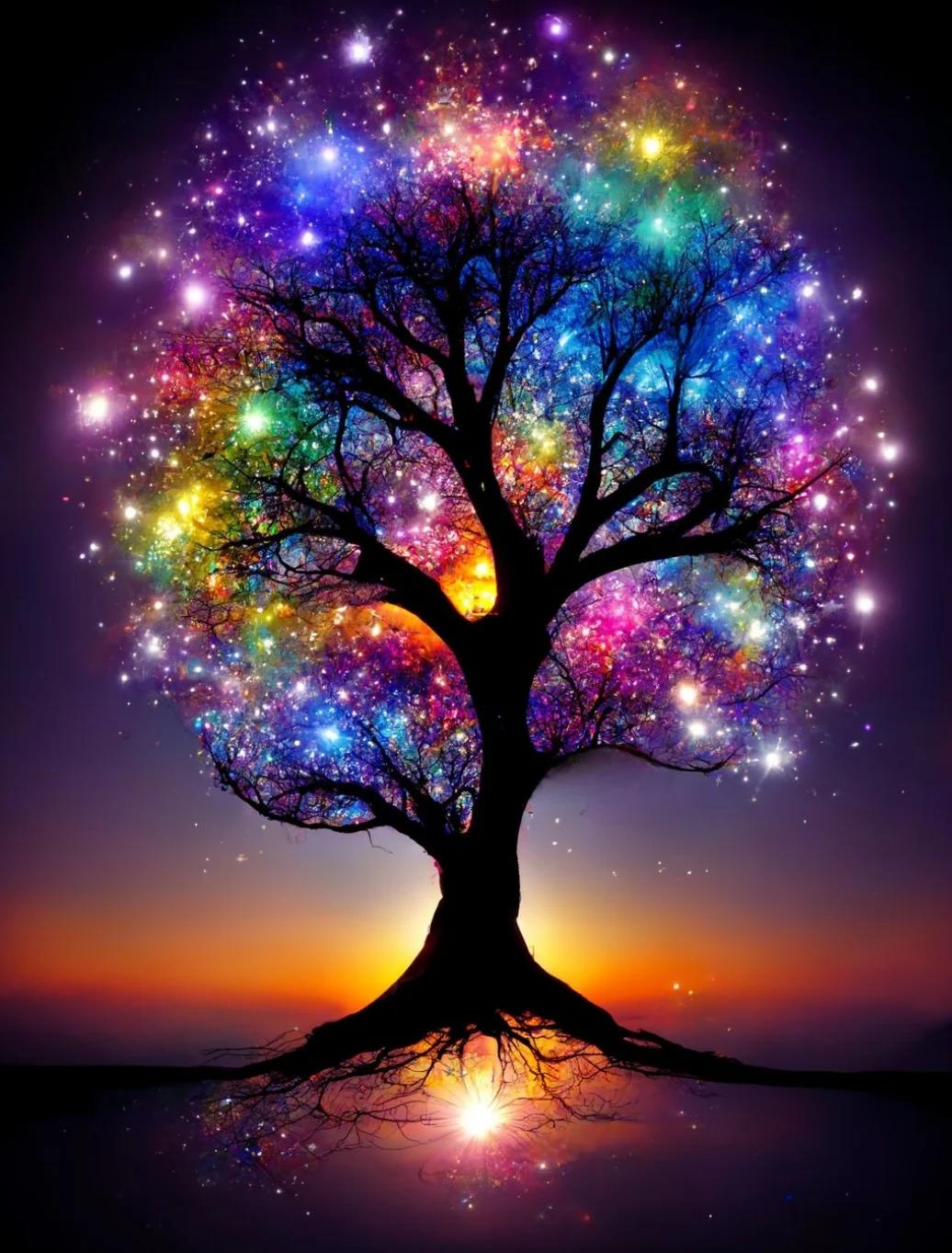 DIY Diamond Painting Kits - Fantasy Tree