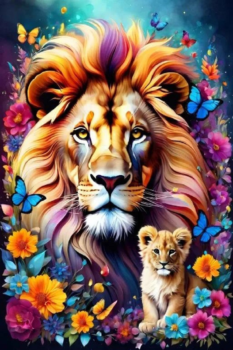 DIY Diamond Painting Kits - Lion