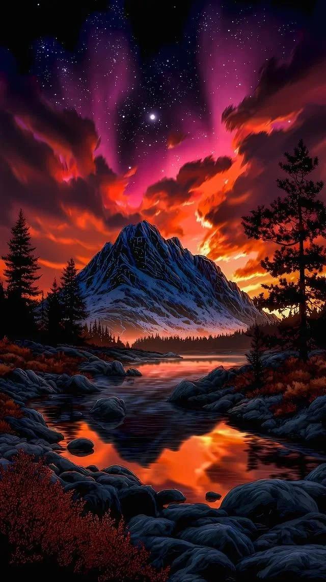 DIY Diamond Painting Kits - Beautiful Snow Mountain Scenery