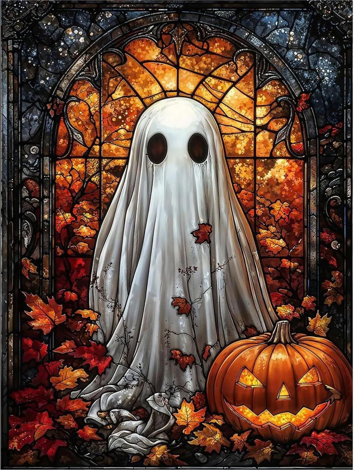 DIY Diamond Painting Kits - Ghosts and Pumpkins